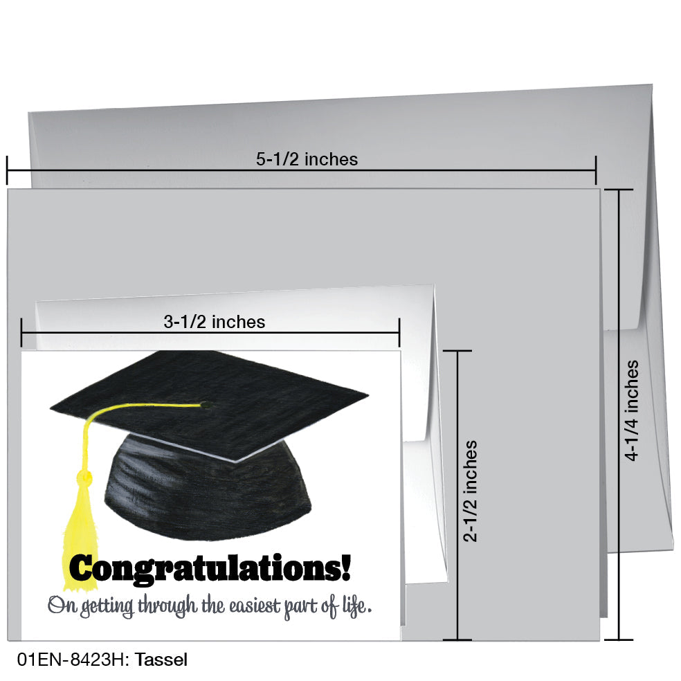 Tassel, Greeting Card (8423H), Enclosure, www.printedcanvas.com
