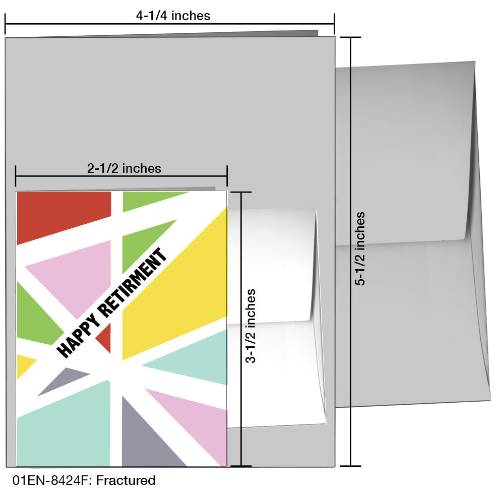 Fractured, Greeting Card (8424F), Enclosure, www.printedcanvas.com