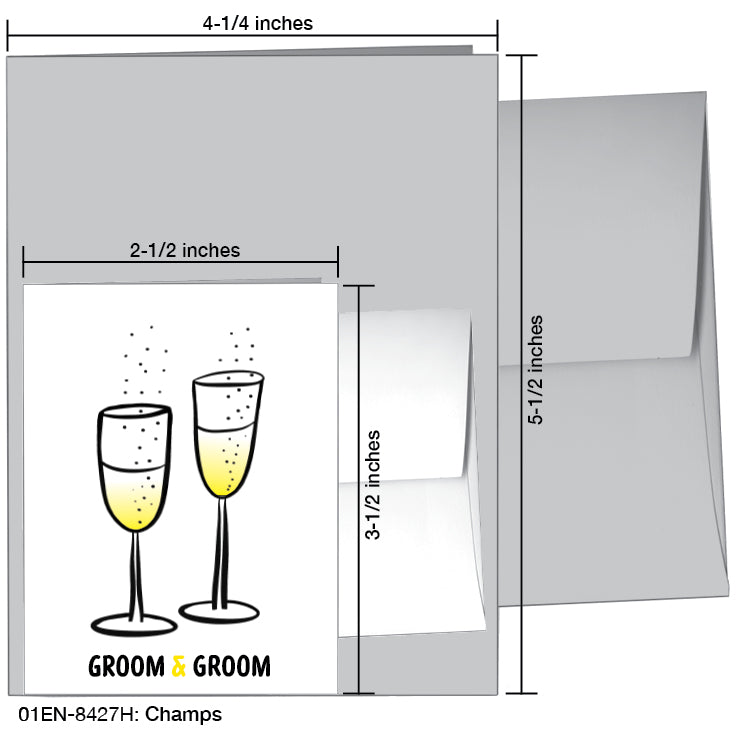 Champs, Greeting Card (#8427H)