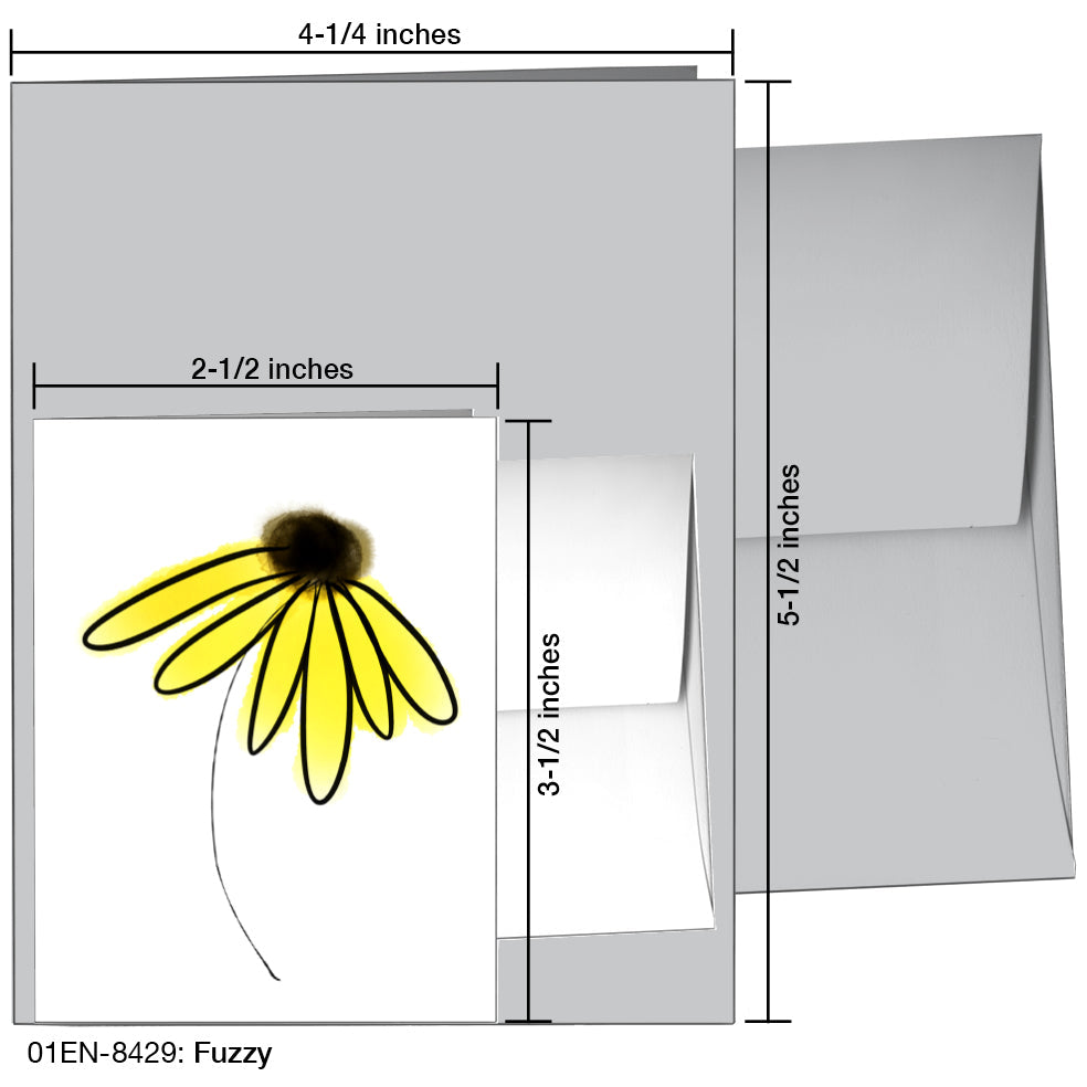 Fuzzy, Greeting Card (8429), Enclosure, printedcanvas.com