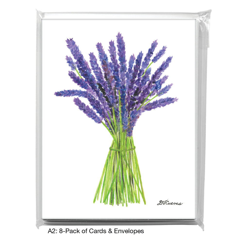 Lavender, Greeting Card (8430C), A2 Card 8-Pack, www.printedcanvas.com