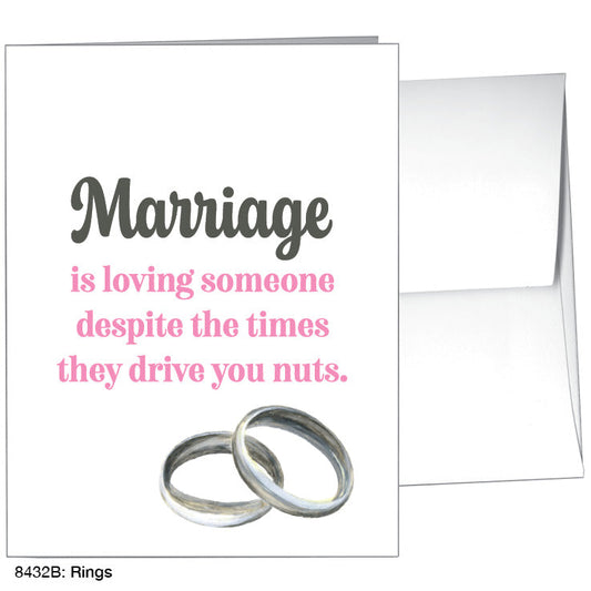 Rings, Greeting Card (8432B), Front, www.printedcanvas.com