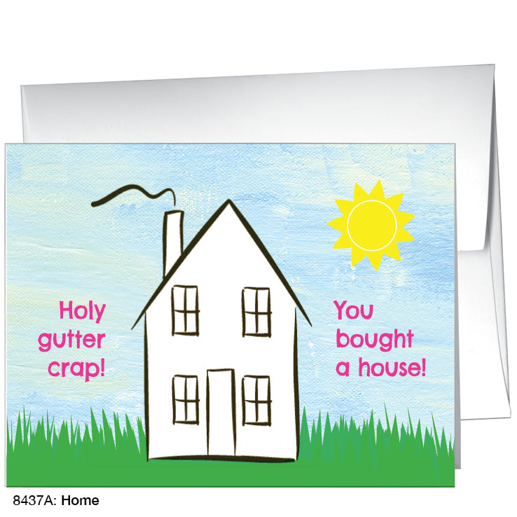 Home, Greeting Card (8437A), Front, www.printedcanvas.com