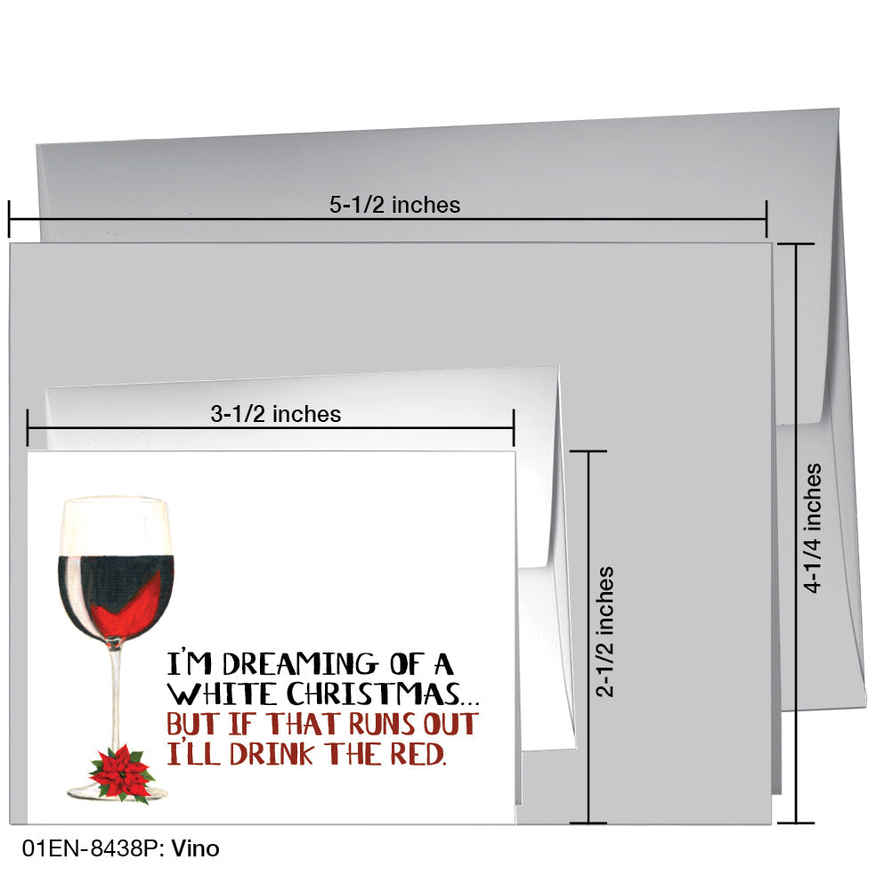 Vino, Greeting Card (8438P), Enclosure, printedcanvas.com