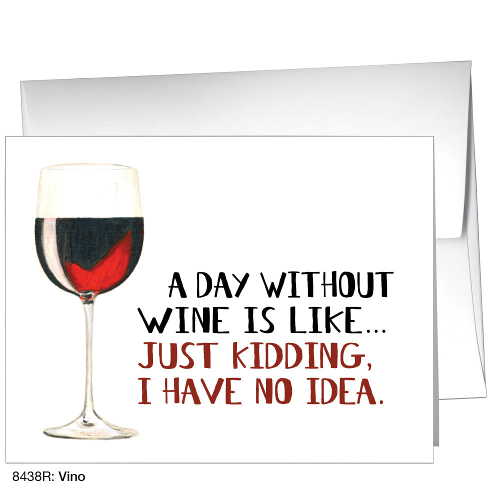 Vino, Greeting Card (8438R), A2, printedcanvas.com