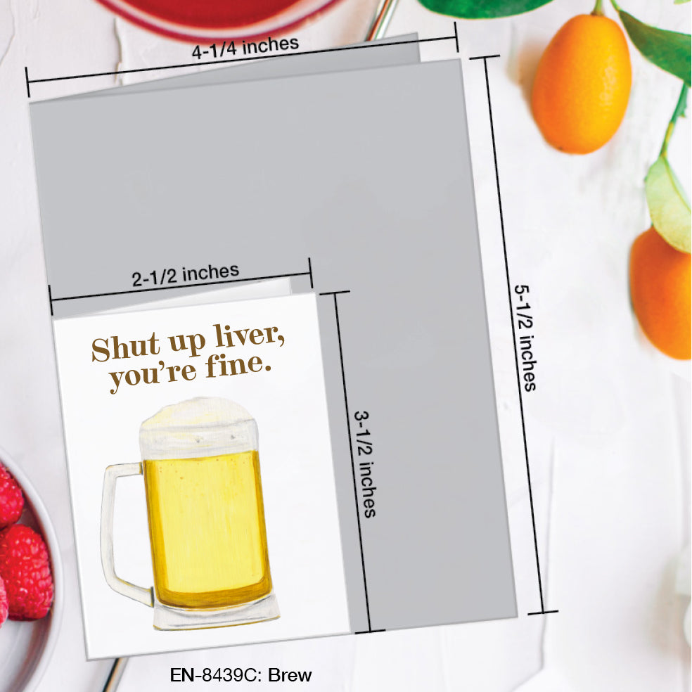 Brew, Greeting Card (#8439C)