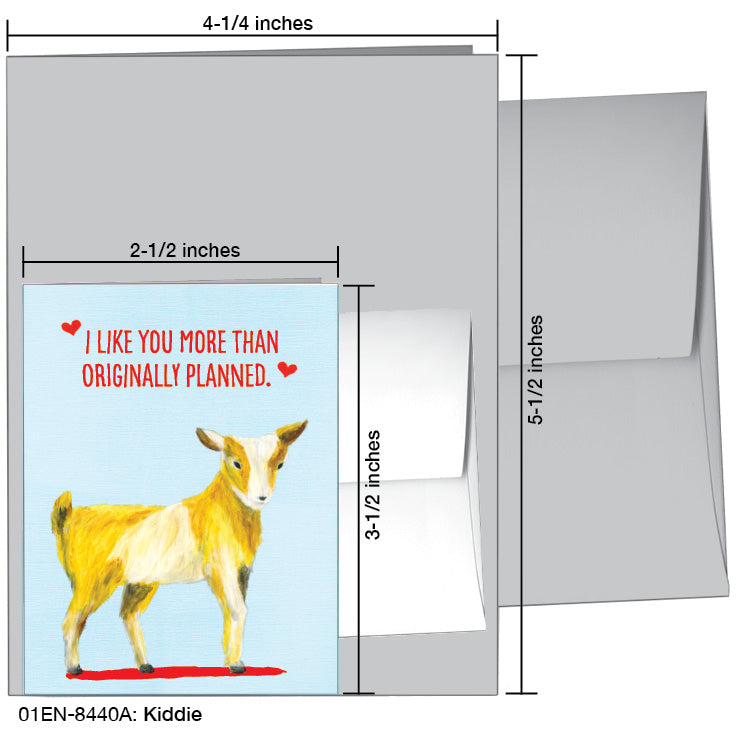 Kiddie, Greeting Card (8440B), Enclosure, www.printedcanvas.com