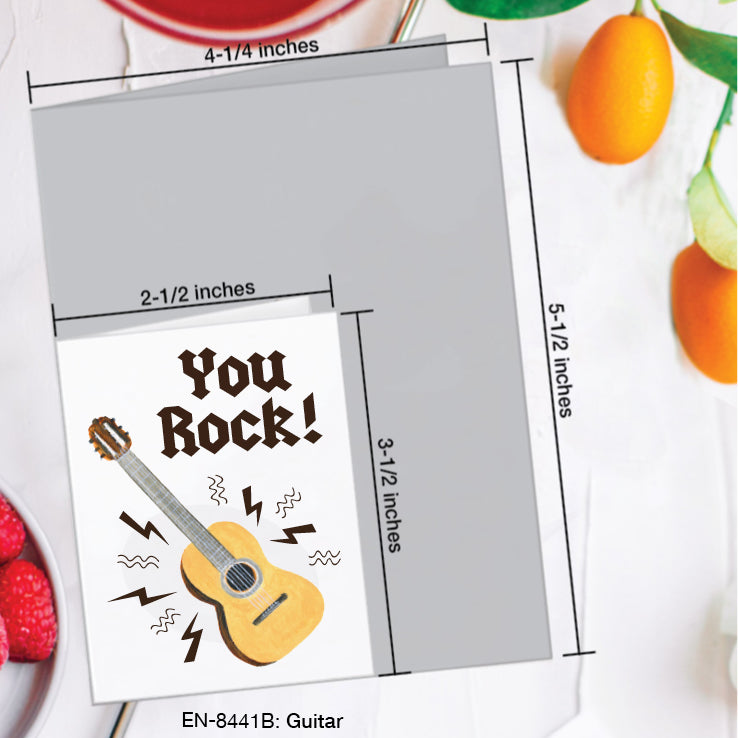 Guitar, Greeting Card (#8441B)