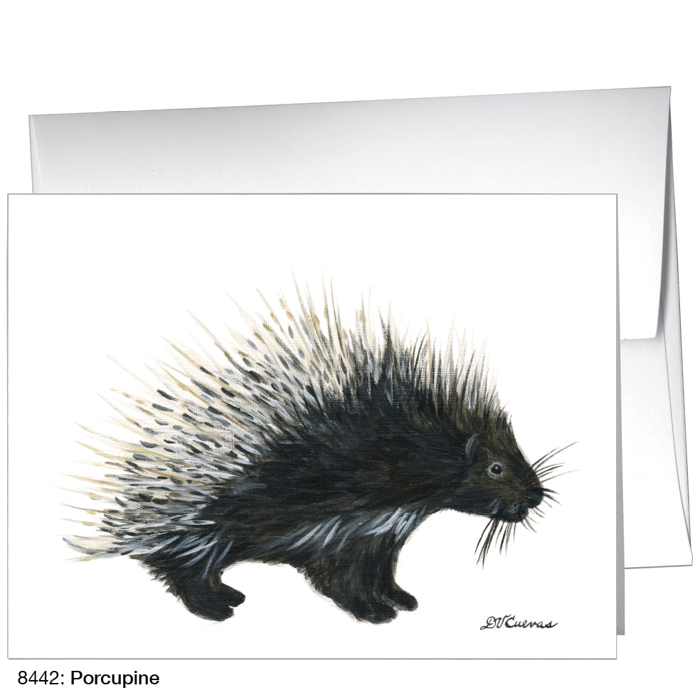 Porcupine, Greeting Card (8442), A2, printedcanvas.com
