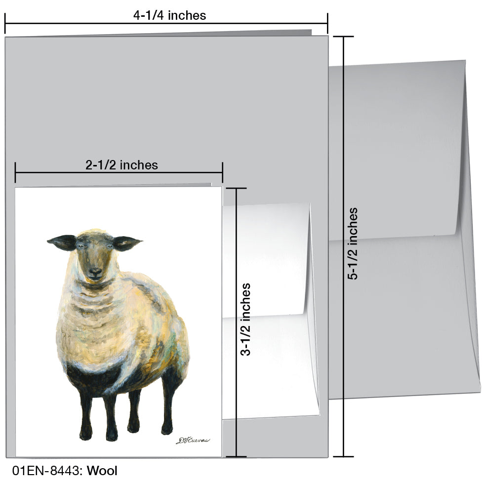 Wool, Greeting Card (8443), Enclosure, printedcanvas.com