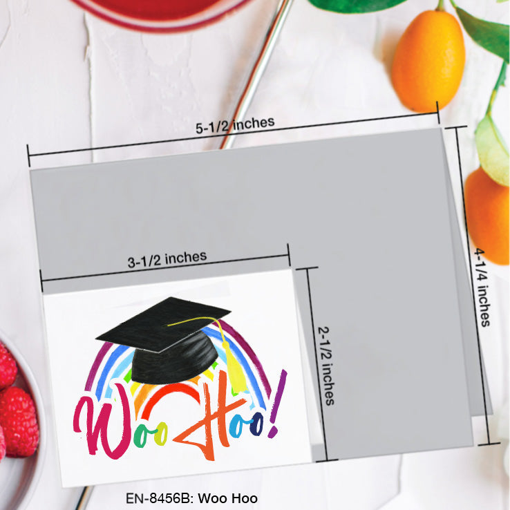 Woo Hoo, Greeting Card (8456B), Enclosure, www.printedcanvas.com