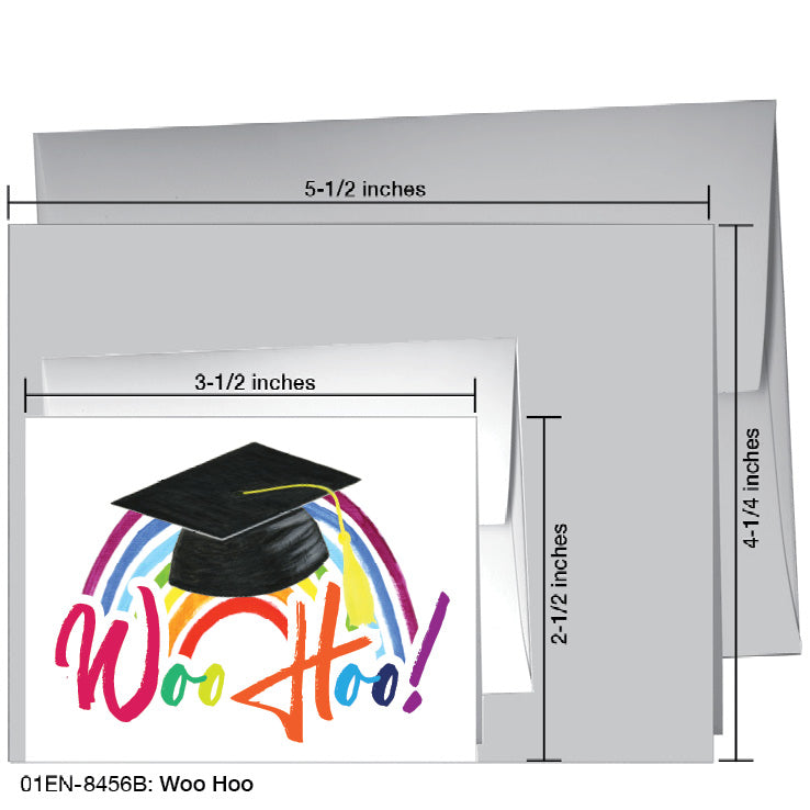 Woo Hoo, Greeting Card (8456B), Enclosure Card, www.printedcanvas.com