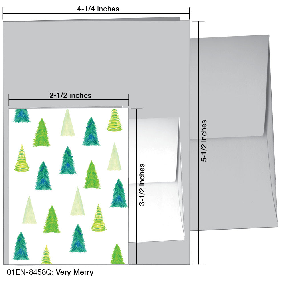 Very Merry, Greeting Card (#8458Q)