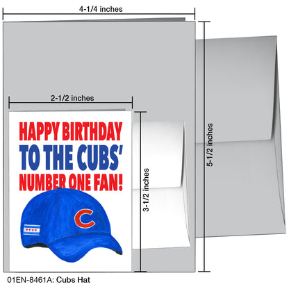 Cubs Hat, Greeting Card (8461A)