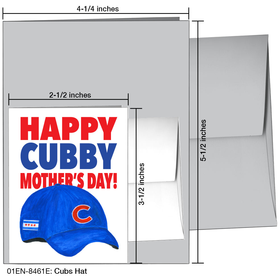 Cubs Hat, Greeting Card (8461E)