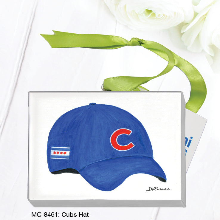 Cubs Hat, Mini Canvas (MC-8461), Front, printedcanvas.com