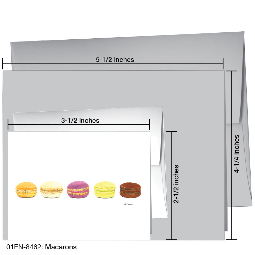 Macarons, Greeting Card (8462), Enclosure, printedcanvas.com