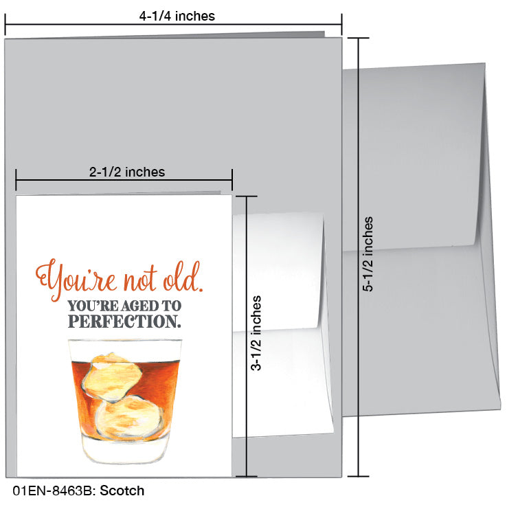 Scotch, Greeting Card (#8463B), Enclosure, www.printedcanvas.com