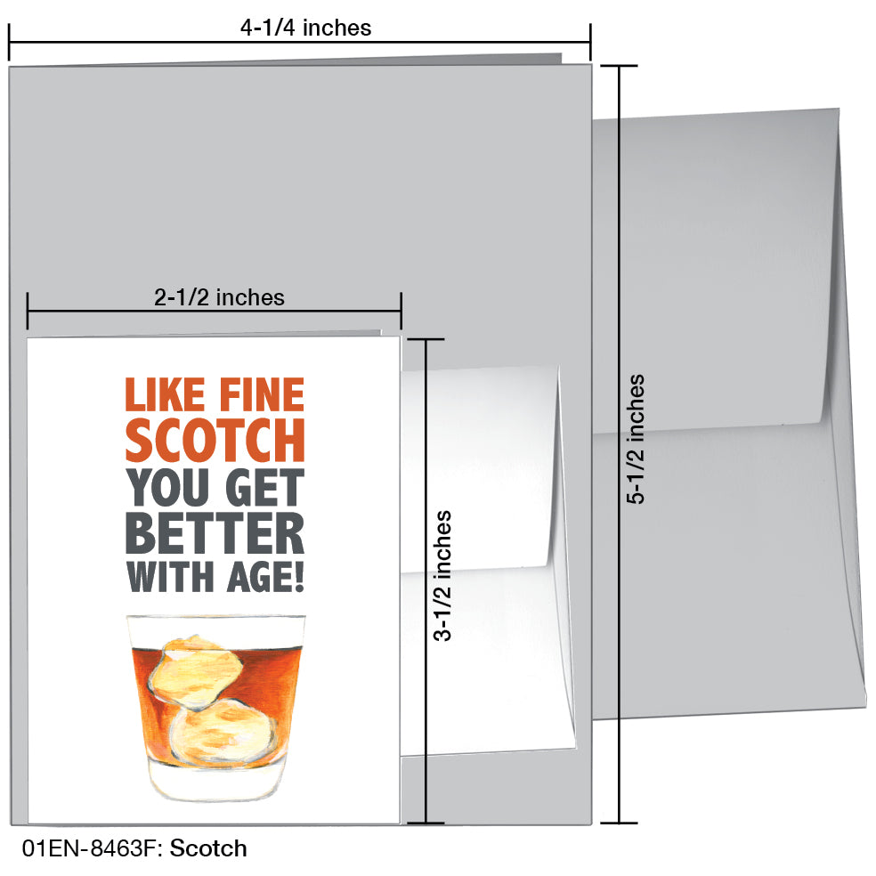 Scotch, Greeting Card (8463F), Enclosure, www.printedcanvas.com