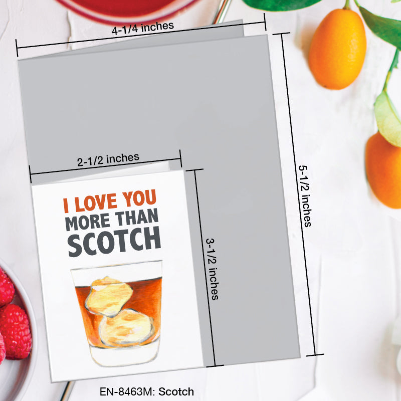 Scotch, Greeting Card (8463M), Enclosure, www.printedcanvas.com