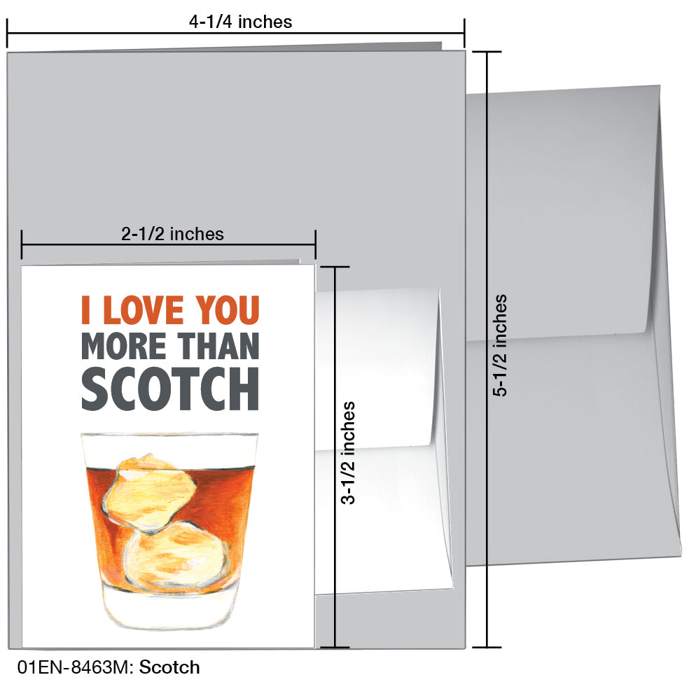 Scotch, Greeting Card (8463M), Enclosure, www.printedcanvas.com