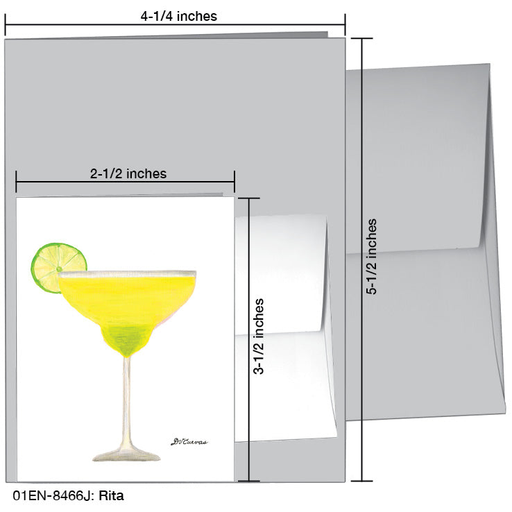 Rita, Greeting Card (8466J), Enclosure, www.printedcanvas.com