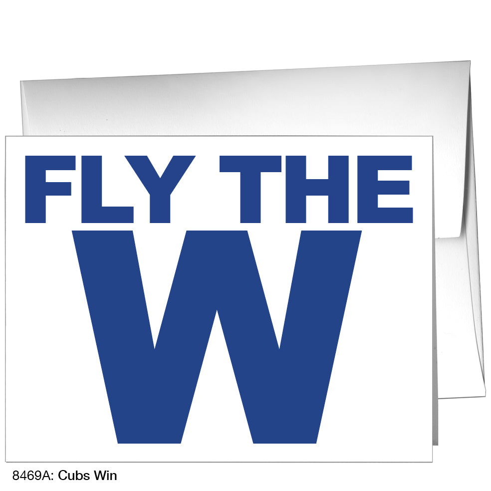 Cubs Win, Greeting Card (8469A), A2, printedcanvas.com