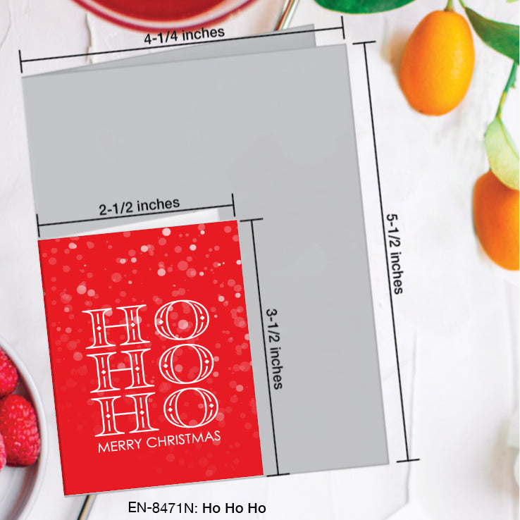 Ho Ho Ho, Greeting Card (#8471N)