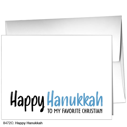 Happy Hanukkah, Greeting Card (8472C)