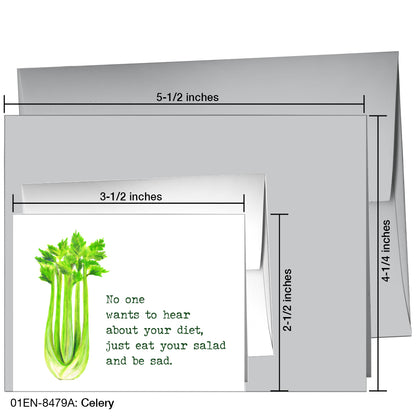 Celery, Greeting Card (8479A)
