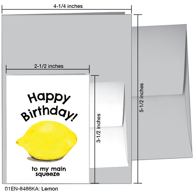 Lemon, Greeting Card (#8486KA)