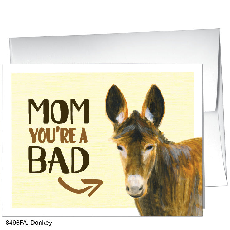 Donkey, Greeting Card (8496FA), A2, printedcanvas.com