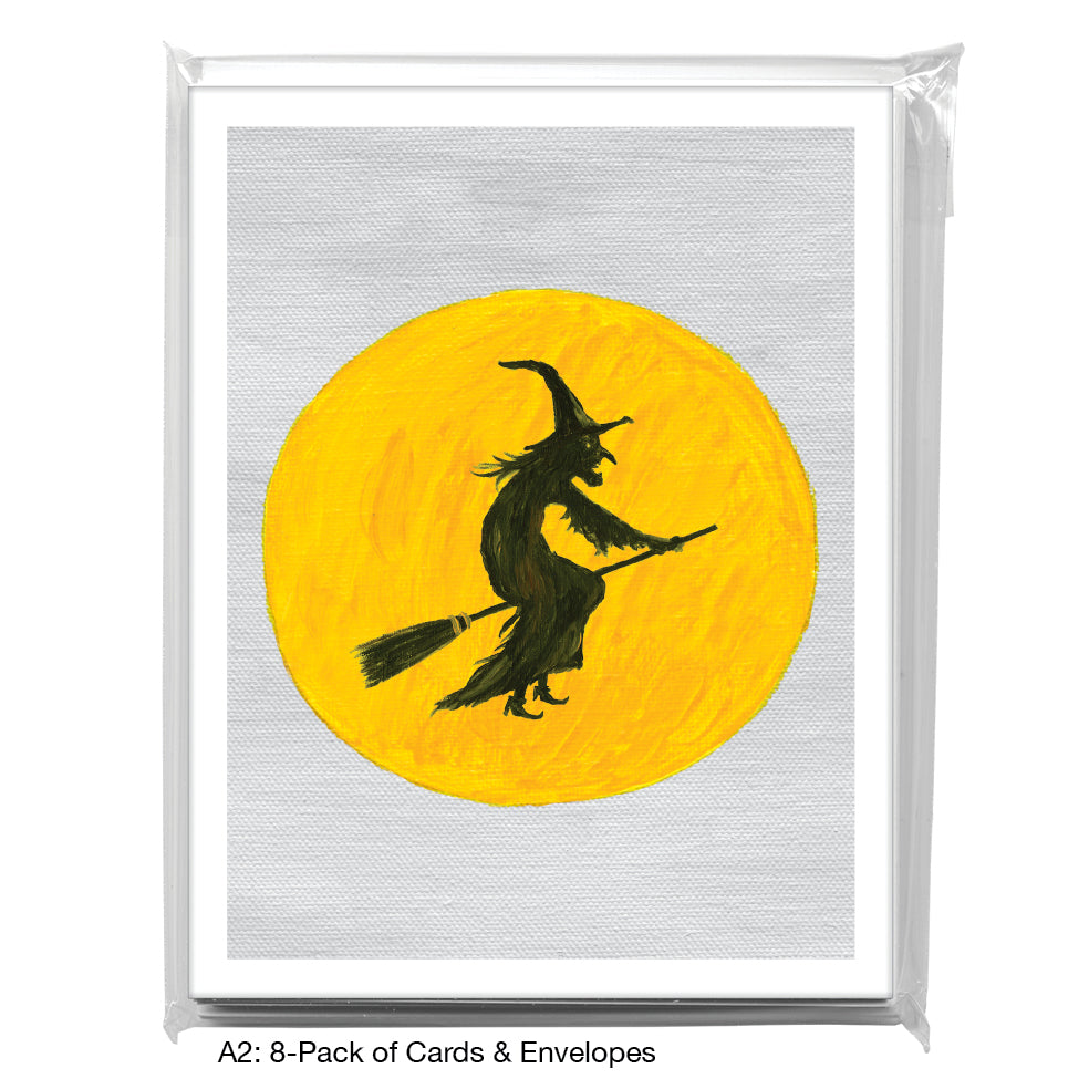 Witchly Moon, Greeting Card (8524)