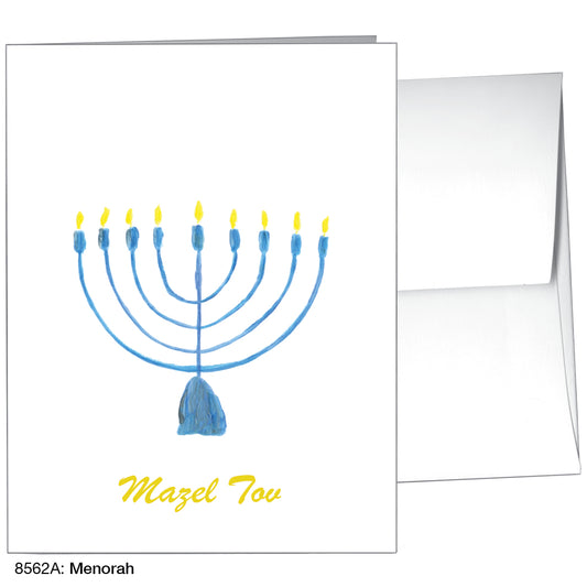 Menorah, Greeting Card (8562A)