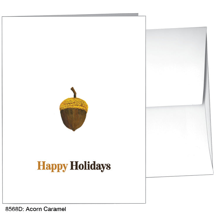 Acorn Caramel, Greeting Card (#8568D), Front, www.printedcanvas.com