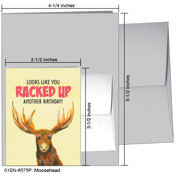 Moosehead, Greeting Card (8575P), Enclosure Card, www.printedcanvas.com