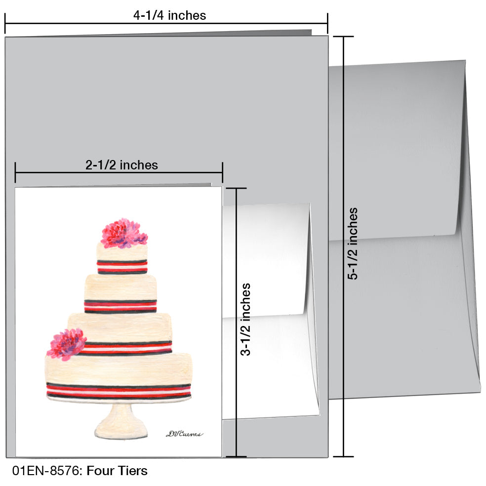 Four Tiers, Greeting Card (8576A), Enclosure, www.printedcanvas.com