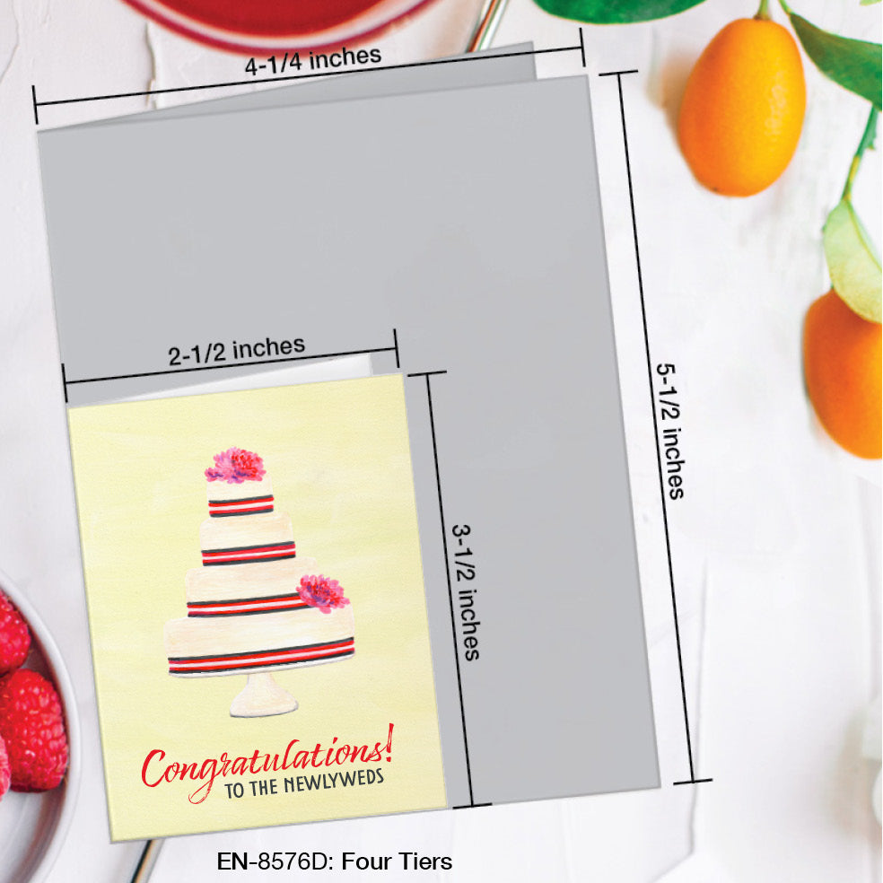 Four Tiers, Greeting Card (8576D), Enclosure, www.printedcanvas.com