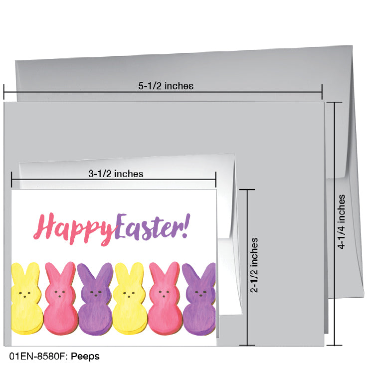 Peeps, Greeting Card (#8580F)