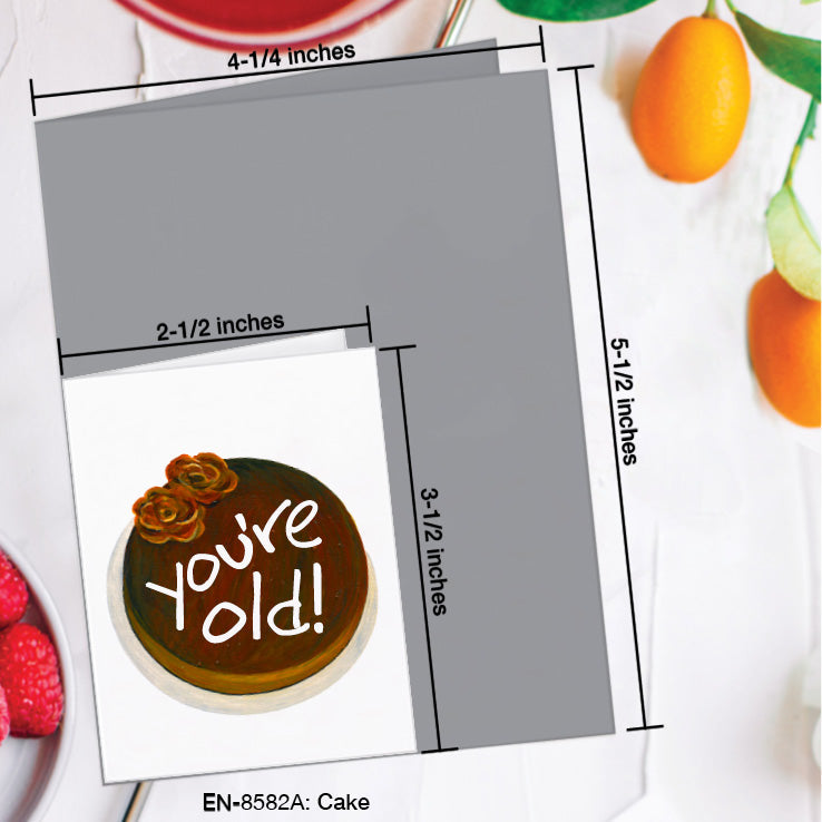 Cake, Greeting Card (#8582A)