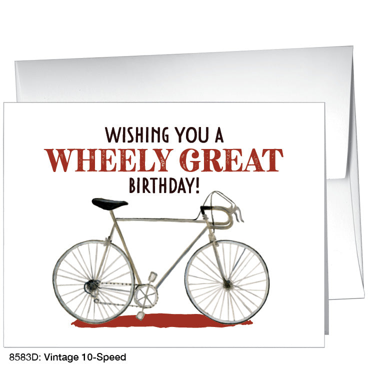 Vintage 10-Speed, Greeting Card (8583D), A2, printedcanvas.com