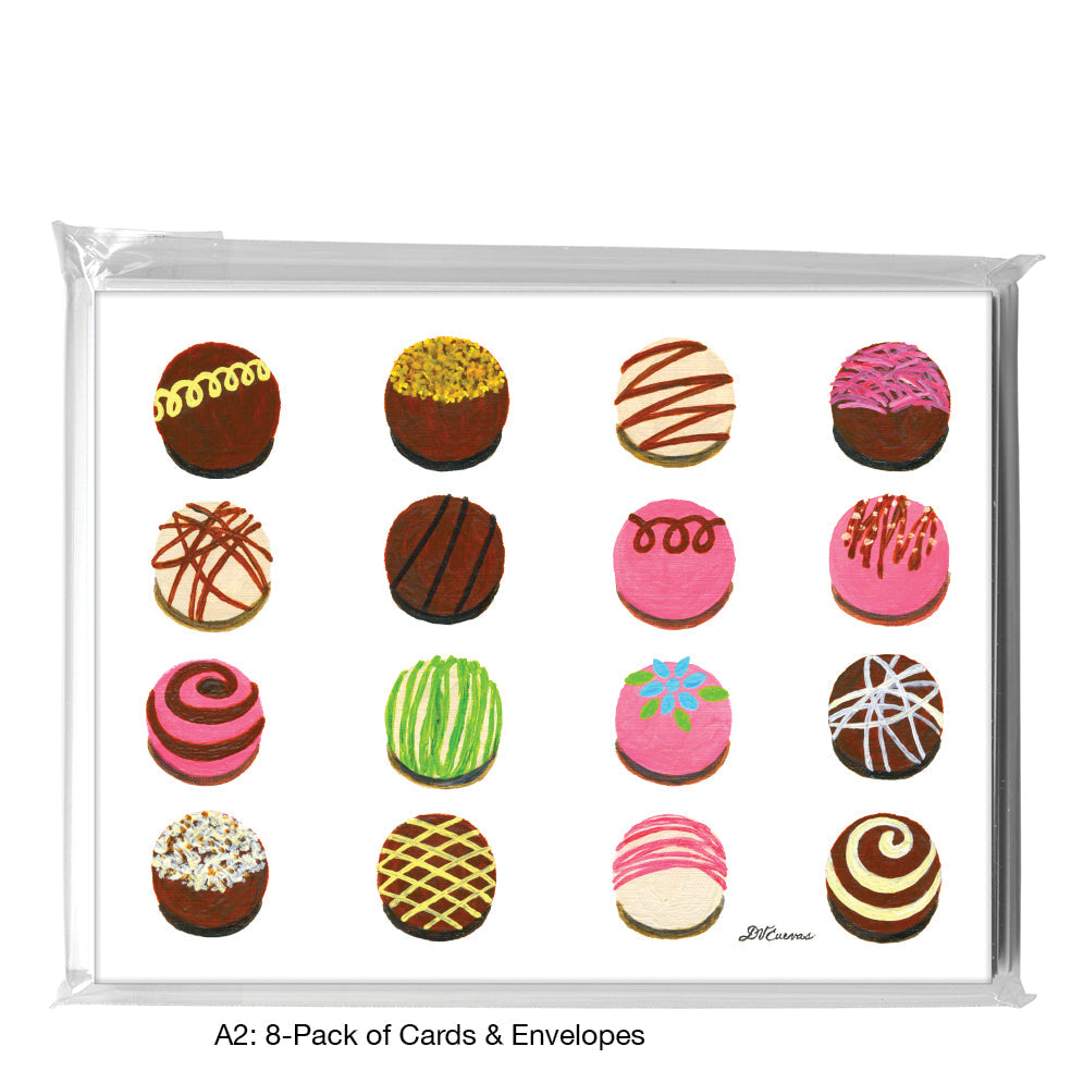 Truffles, Greeting Card (8584), A2 8-Pack, printedcanvas.com