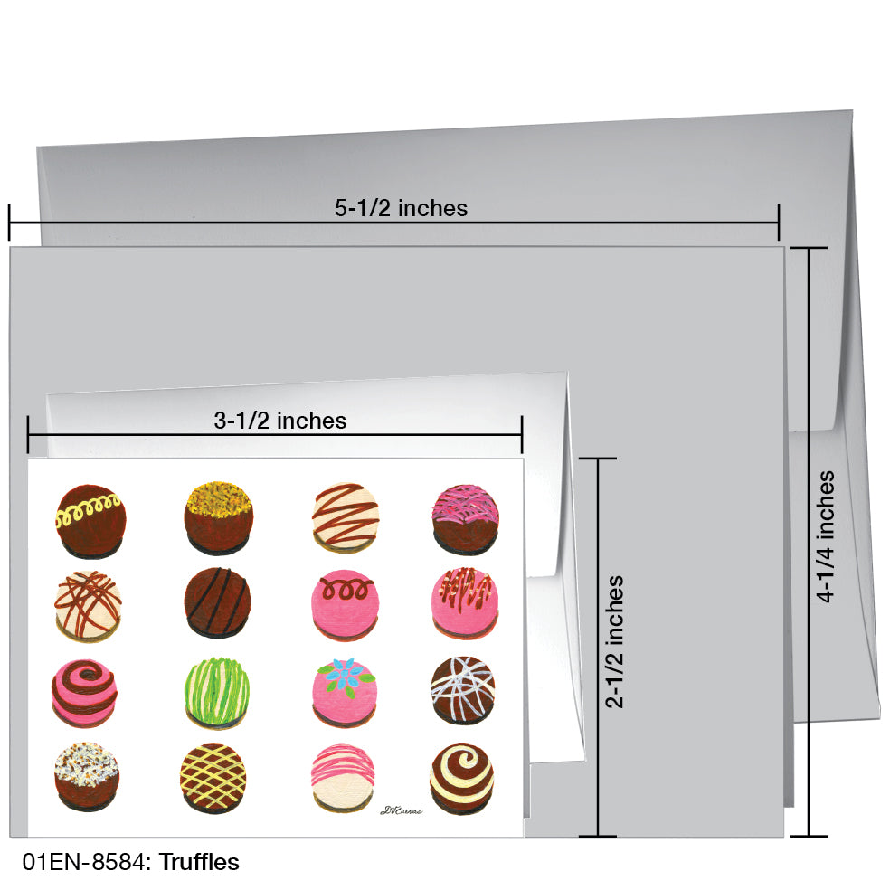 Truffles, Greeting Card (8584), Enclosure, printedcanvas.com