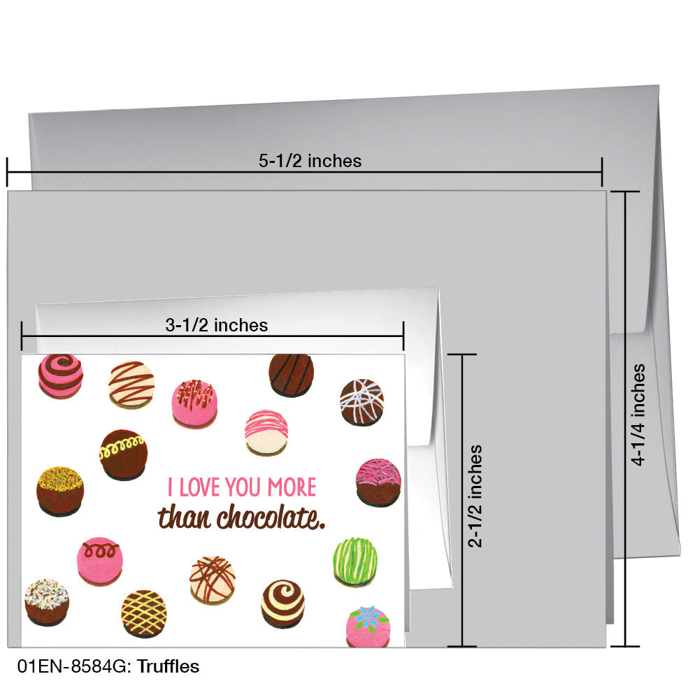 Truffles, Greeting Card (8584G), Enclosure, printedcanvas.com