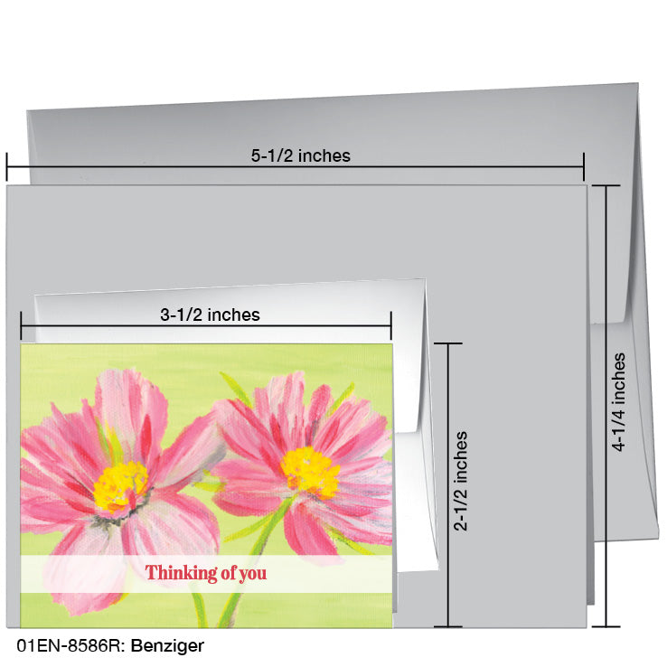 Benziger, Greeting Card (8586R), Enclosure Card, www.printedcanvas.com