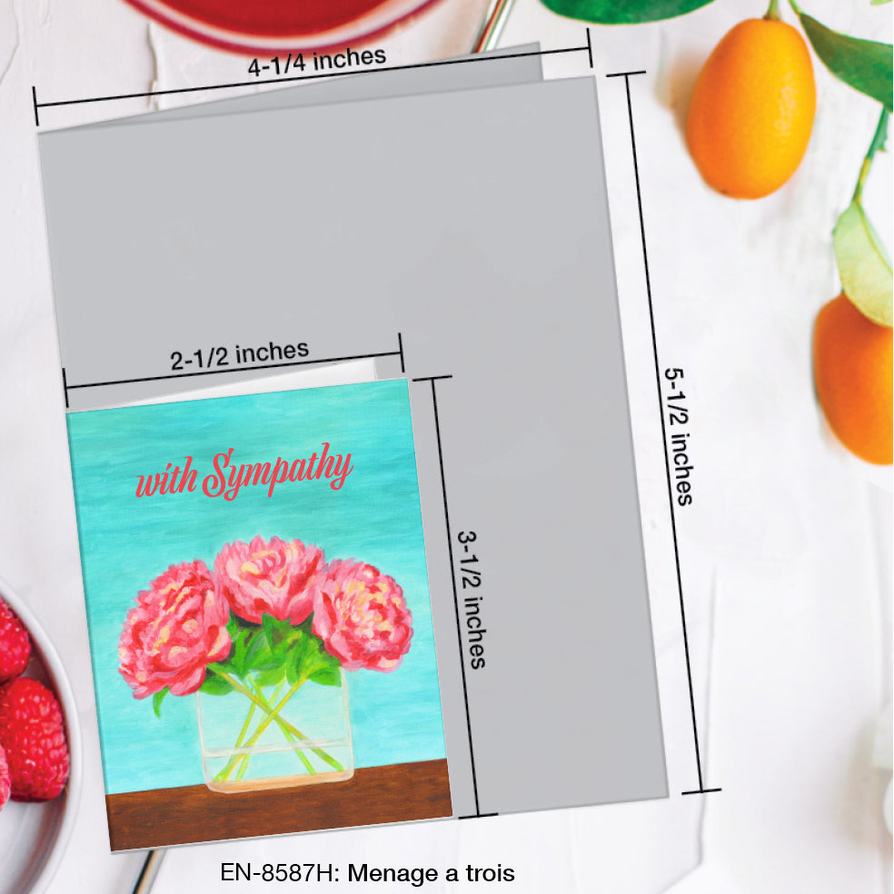 Menage a Trois, Greeting Card (#8587H)
