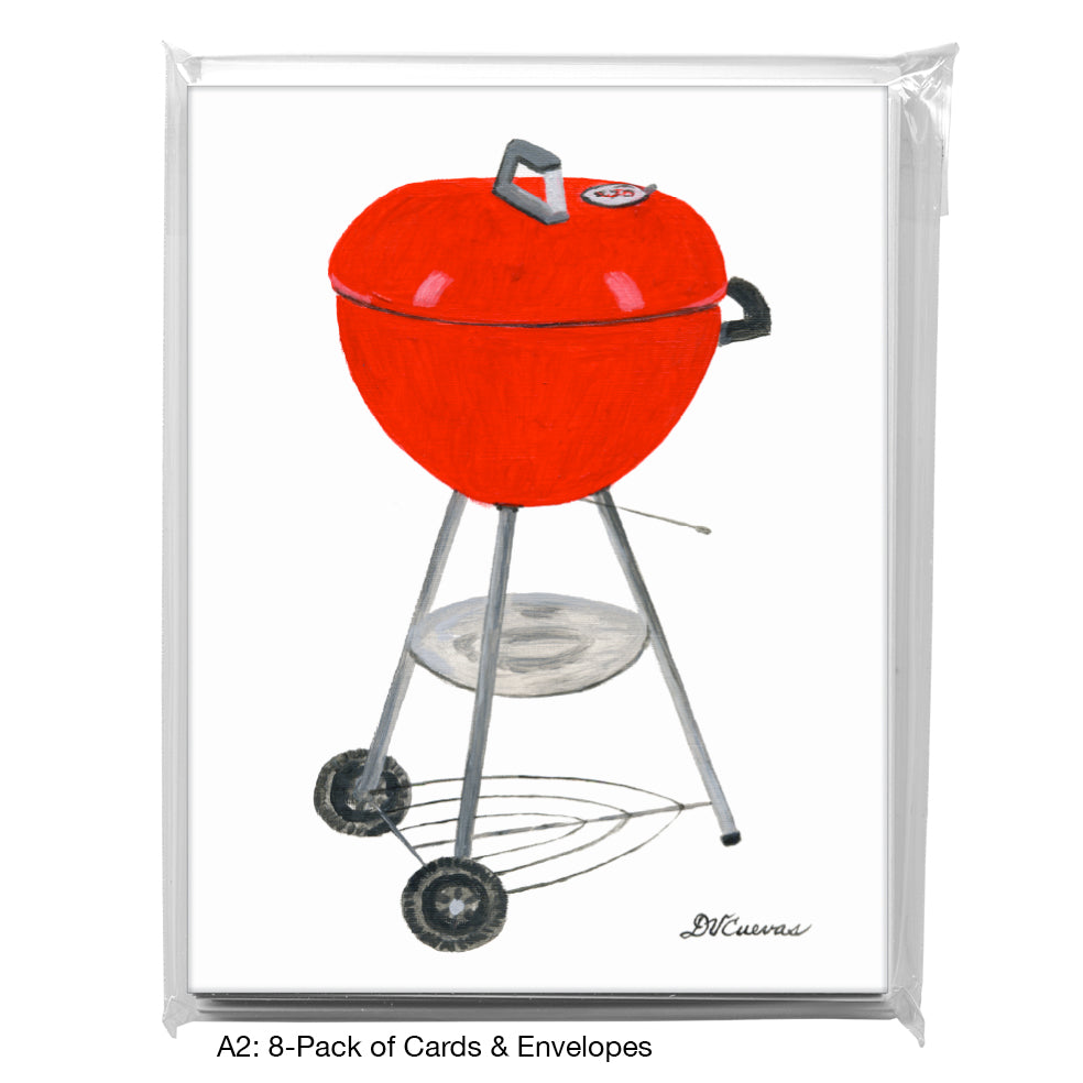 Grill, Greeting Card (8593), A2 8-Pack, printedcanvas.com