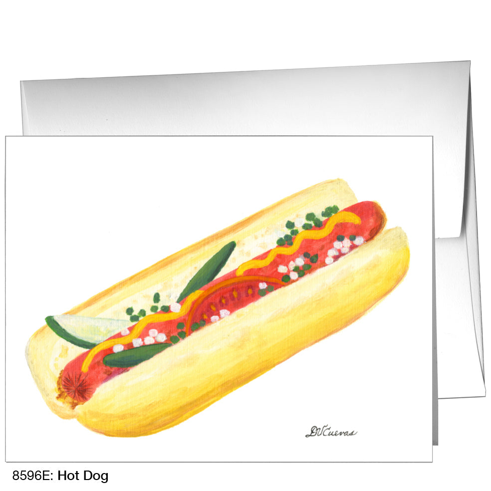 Hot Dog, Greeting Card (8596E), A2, printedcanvas.com
