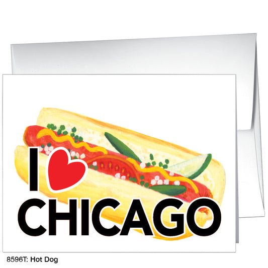 Hot Dog, Greeting Card (8596T), Front, www.printedcanvas.com