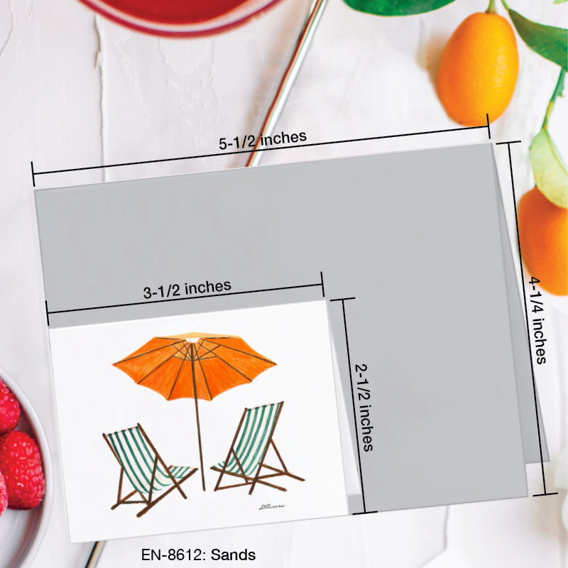 Sands, Greeting Card (8612E), Enclosure Card, www.printedcanvas.com